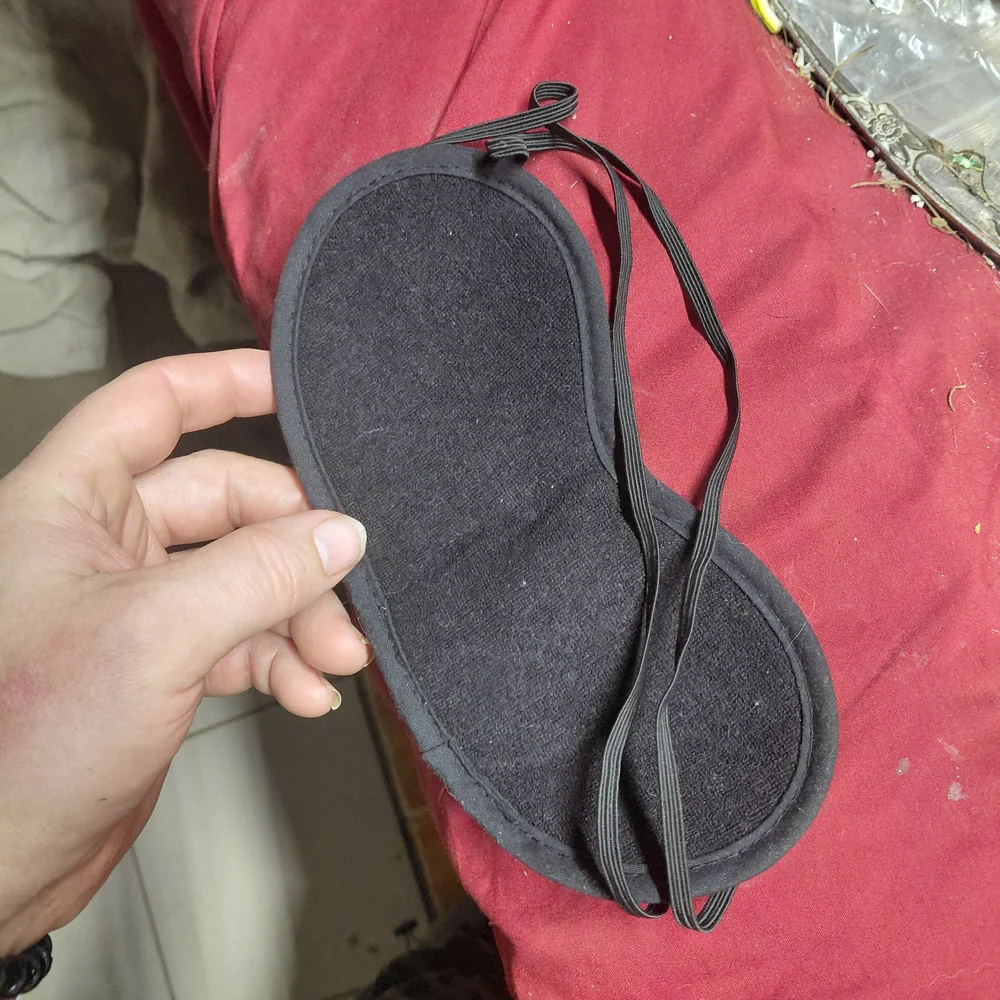 Black Women's Sleep Mask - Comfortable Eye Cover